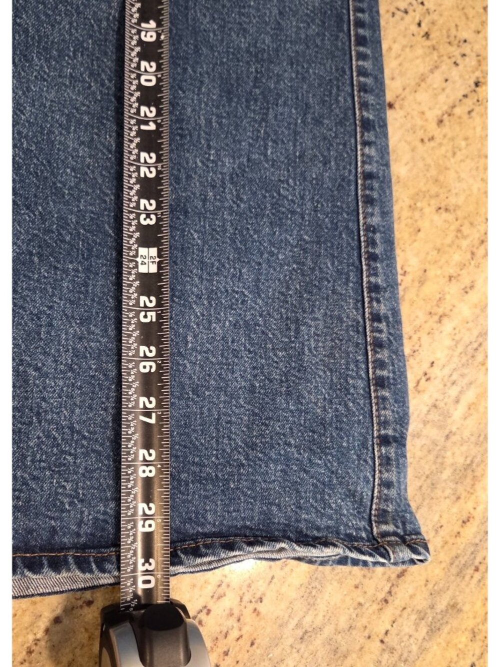 Women's Midi Blue Denim Skirt Size 2 Universal Threads Metal Button Front Slit - Picture 5 of 15